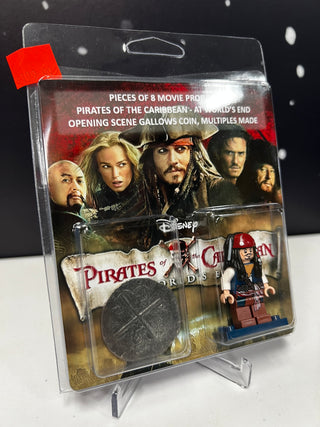 Silver Pirate Coin, from Pirates of the Caribbean: At World's End Movie Prop Atlanta Brick Co   