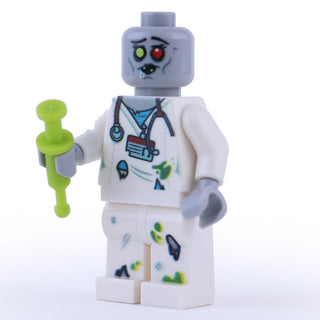 Zombie Nurse - Custom Minifig made using LEGO parts Custom minifigure B3 Customs