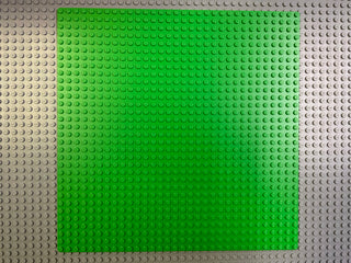 32x32 LEGO® Baseplate, Part# 3811 Part LEGO® Very Good - Bright Green  