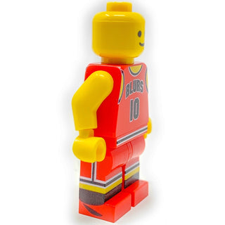 #10 Chicago Blurs - B3 Customs® Basketball Player Minifig Custom minifigure B3   