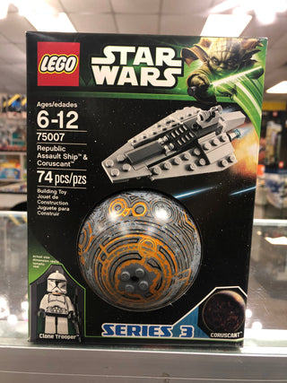 Republic Assault Ship & Planet Coruscant, 75007 - LEGO® Star Wars Set Building Kit LEGO®