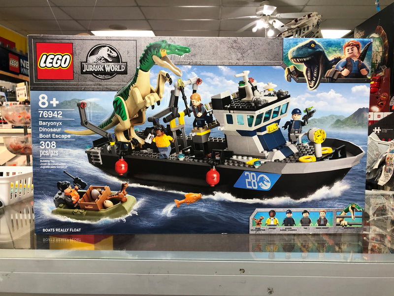 Baryonyx Dinosaur Boat Escape, 76942-1