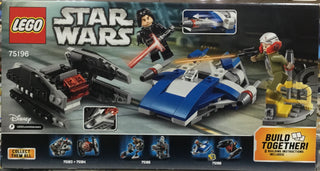 A-Wing vs. TIE Silencer Microfighters, 75196 Building Kit LEGO®   