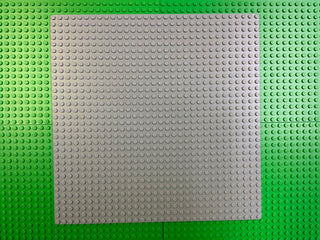 32x32 LEGO® Baseplate, Part# 3811 Part LEGO® Very Good - Light Bluish Gray  