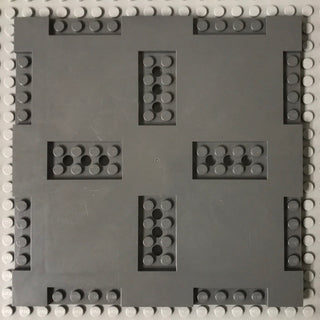 16x16x2/3 Brick Modified Road Plate (69958) Part LEGO® Dark Bluish Gray  