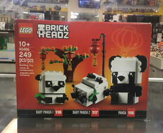 Panda, Baby Panda 1 & Baby Panda 2, 40466 - LEGO® Brickheadz Set Building Kit LEGO®