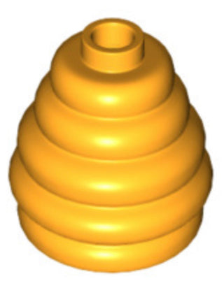 Beehive/Cotton Candy Cone 2x2x1 2/3, Part# 35574 Part LEGO® Bright Light Orange  