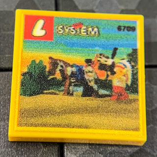 Tribal Chief Western Set 6709 - Custom Printed 2x2 Tile Custom Parts B3 Customs
