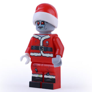 Zombie Santa Minifig made using LEGO parts - B3 Customs Custom minifigure B3 Customs