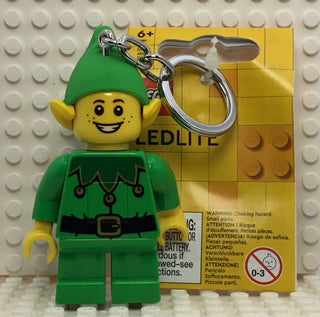 Holiday Elf Keychain LED Light Keychain Lego®   