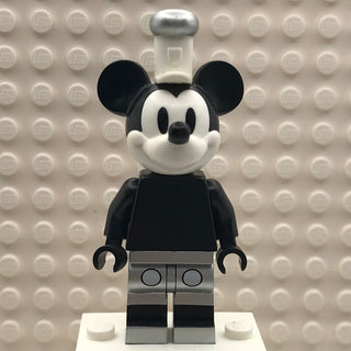 Mickey Mouse - Grayscale (Steamboat Willie), idea049 Minifigure LEGO®   