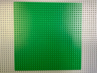 32x32 LEGO® Baseplate, Part# 3811 Part LEGO® Very Good - Green  