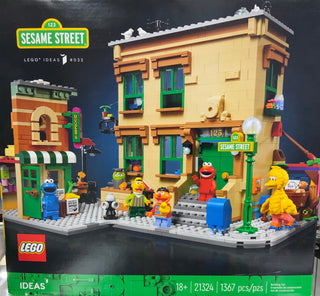 123 Sesame Street, 21324 LEGO® Ideas Set Building Kit LEGO® As-is, Incomplete (Read Condition Guide)