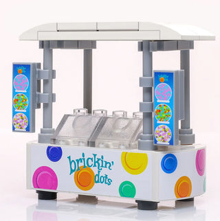 Brickin’ Dots Ice Cream Food Stand Building Kit B3   