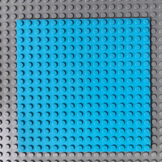 16x16 LEGO® Plate, Part# 91405 Part LEGO® Medium Azure  