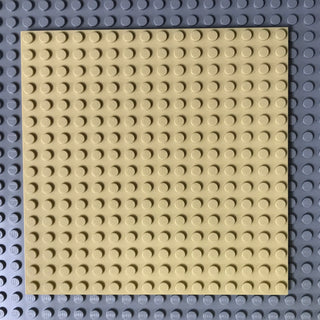 16x16 LEGO® Plate, Part# 91405 Part LEGO® Tan  