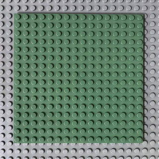 16x16 LEGO® Plate, Part# 91405 Part LEGO® Sand Green  