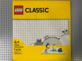 11026 White 32x32 LEGO® Baseplate Part LEGO® White  