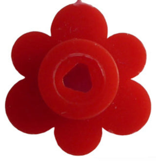 Plant Flower w/ Small Pin Hole, Part# 3742 Part LEGO® Red  