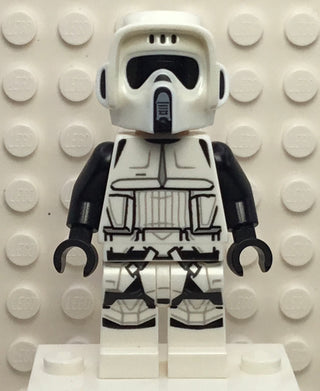 Imperial Scout Trooper - Male, Dual Molded Helmet, Light Nougat Head, Scowl, sw1007 Minifigure LEGO®   