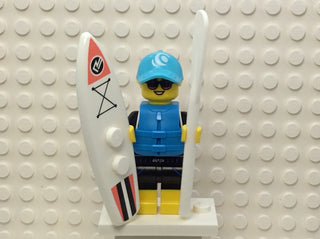 Paddle Surfer, col21-1 Minifigure LEGO® Complete with paddle board & oar only  