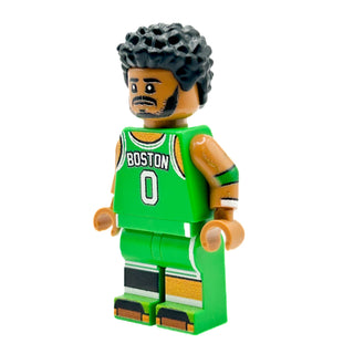 JASON #0 Boston Basketball Player Minifig made using LEGO parts Custom minifigure B3 Customs