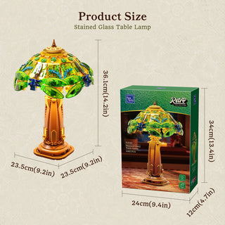 Stained Glass Table Lamp, 85042 Building Kit Pantasy®