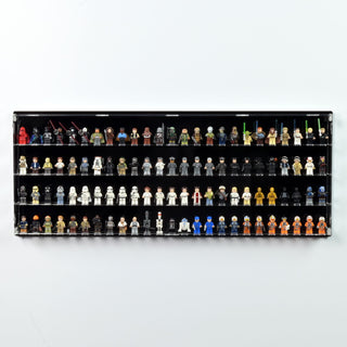 100 LEGO Minifigures Wall Display Case Display Case iDisplayit