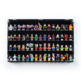 60 LEGO Minifigures Wall Display Case