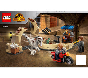 76945-Atrociraptor Dinosaur Bike Chase - INSTRUCTIONS ONLY
