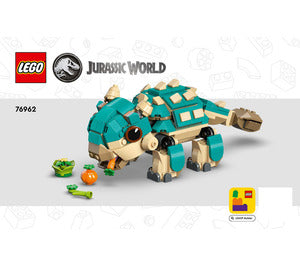 76962-Baby Bumpy: Ankylosaurus - INSTRUCTIONS ONLY