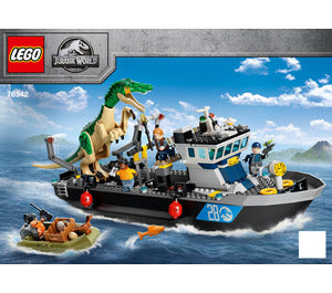 76942-Baryonyx Dinosaur Boat Escape - INSTRUCTIONS ONLY