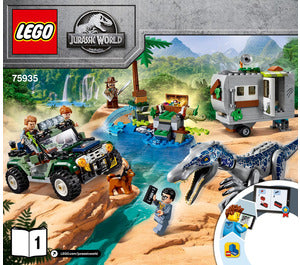 75935-Baryonyx Face - Off: The Treasure Hunt - INSTRUCTIONS ONLY Instructions LEGO®