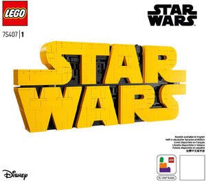 75407-Brick - Built Star Wars Logo - INSTRUCTIONS ONLY Instructions LEGO®