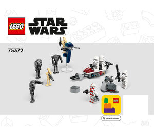 75372-Clone Trooper & Battle Droid Battle Pack - INSTRUCTIONS ONLY Instructions LEGO®