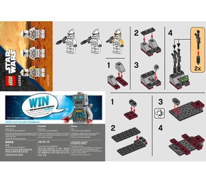 40558-Clone Trooper Command Station blister pack - INSTRUCTIONS ONLY Instructions LEGO®