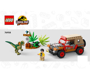 76958-Dilophosaurus Ambush - INSTRUCTIONS ONLY