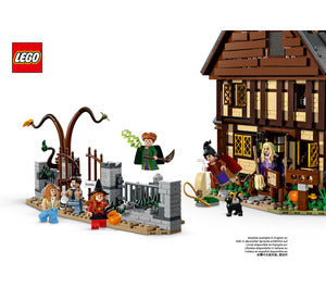 21341-Disney Hocus Pocus: The Sanderson Sisters' Cottage - INSTRUCTIONS ONLY