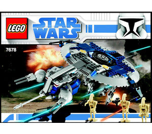 7678-Droid Gunship - INSTRUCTIONS ONLY Instructions LEGO®