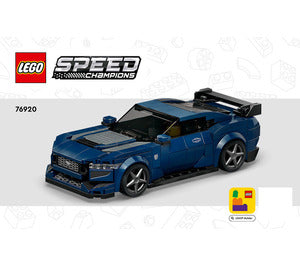 76920-Ford Mustang Dark Horse - INSTRUCTIONS ONLY Instructions LEGO®