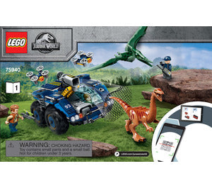 75940-Gallimimus and Pteranodon Breakout - INSTRUCTIONS ONLY Instructions LEGO®