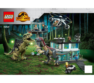 76949-Giganotosaurus & Therizinosaurus Attack - INSTRUCTIONS ONLY