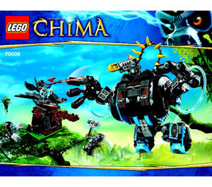 70008-Gorzan's Gorilla Striker - INSTRUCTIONS ONLY Instructions LEGO®