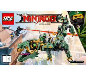 70612-Green Ninja Mech Dragon - INSTRUCTIONS ONLY Instructions LEGO®
