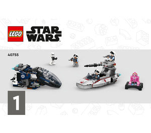 40755-Imperial Dropship vs. Rebel Scout Speeder - INSTRUCTIONS ONLY Instructions LEGO®