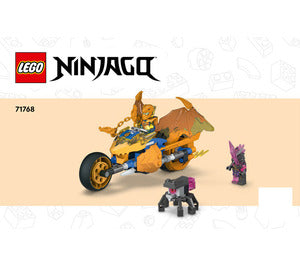 71768-Jay's Golden Dragon Motorbike - INSTRUCTIONS ONLY
