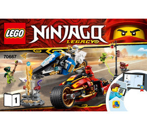 70667-Kai's Blade Cycle & Zane's Snowmobile - INSTRUCTIONS ONLY