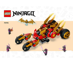 71773-Kai's Golden Dragon Raider - INSTRUCTIONS ONLY