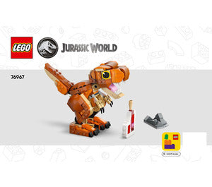 76967-Little Eatie: T. rex - INSTRUCTIONS ONLY
