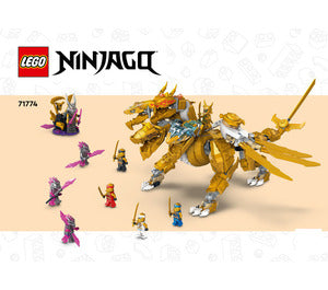 71774-Lloyd's Golden Ultra Dragon - INSTRUCTIONS ONLY